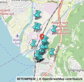 Mappa Via Agostino Caggioli, 25055 Pisogne BS, Italia (0.7085)