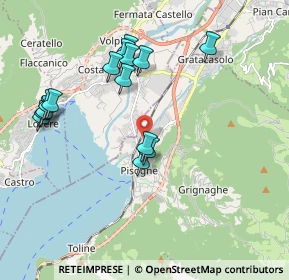 Mappa Via Agostino Caggioli, 25055 Pisogne BS, Italia (1.964)