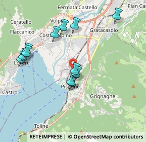 Mappa Via Agostino Caggioli, 25055 Pisogne BS, Italia (1.92)