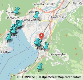 Mappa Via Agostino Caggioli, 25055 Pisogne BS, Italia (2.3795)