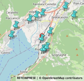 Mappa Via Agostino Caggioli, 25055 Pisogne BS, Italia (1.91667)