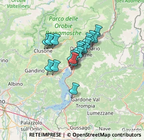 Mappa Via Agostino Caggioli, 25055 Pisogne BS, Italia (8.6475)