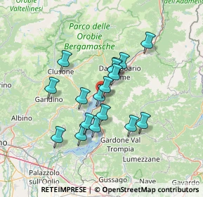 Mappa Via Agostino Caggioli, 25055 Pisogne BS, Italia (11.00235)