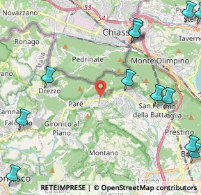 Mappa Via Al Ronco, 22020 Cavallasca CO, Italia (3.11846)