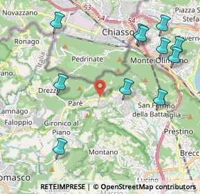 Mappa Via Al Ronco, 22020 Cavallasca CO, Italia (2.51636)