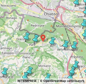 Mappa Via Al Ronco, 22020 Cavallasca CO, Italia (3.4995)