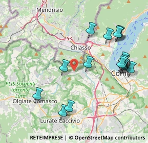 Mappa Via Al Ronco, 22020 Cavallasca CO, Italia (4.55053)