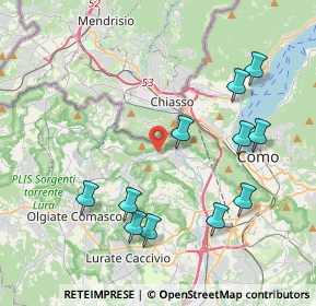 Mappa Via Al Ronco, 22020 Cavallasca CO, Italia (4.29545)