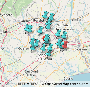 Mappa 33076 Pravisdomini PN, Italia (9.737)