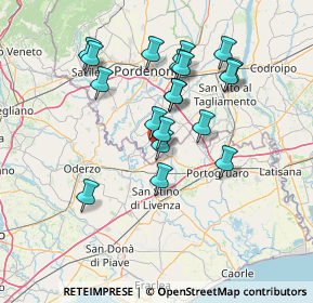 Mappa 33076 Pravisdomini PN, Italia (12.74526)