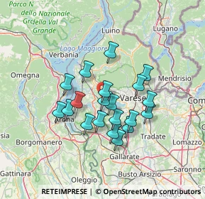 Mappa 21024 Biandronno VA, Italia (10.9105)