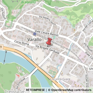 Mappa Via Brigate Garibaldi, 33, 13019 Varallo, Vercelli (Piemonte)