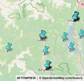 Mappa Via Pietro Stampa, 13019 Varallo VC, Italia (10.19)