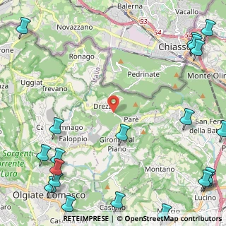 Mappa Via Per Pare', 22041 Colverde CO, Italia (3.728)