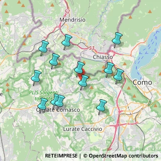 Mappa Via Per Pare', 22041 Colverde CO, Italia (3.67846)