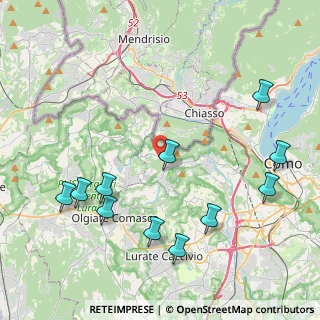 Mappa Via Per Pare', 22041 Colverde CO, Italia (4.87182)