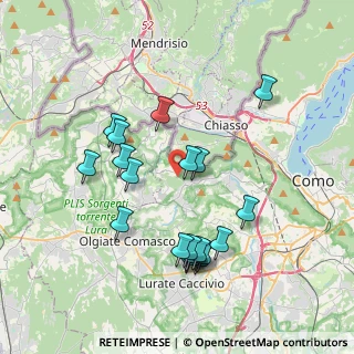 Mappa Via Per Pare', 22041 Colverde CO, Italia (3.7645)