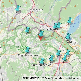 Mappa Via Per Pare', 22041 Colverde CO, Italia (4.975)