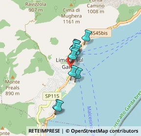 Mappa 25010 Limone Sul Garda BS, Italia (0.52727)