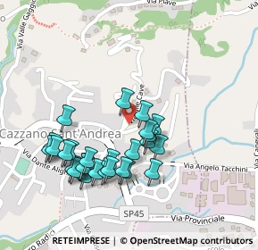 Mappa Via Cava, 24026 Cazzano Sant'Andrea BG, Italia (0.21852)