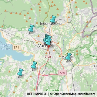 Mappa Via Nino Bixio, 21100 Varese VA, Italia (2.62545)