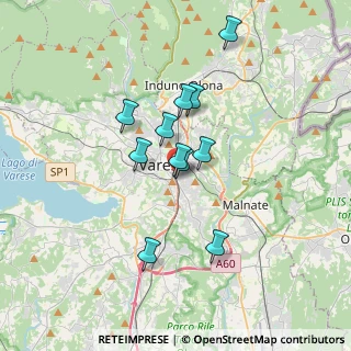 Mappa Via Nino Bixio, 21100 Varese VA, Italia (2.73273)