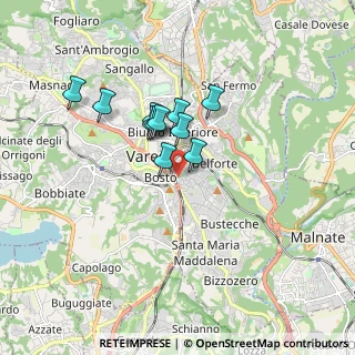 Mappa Via Nino Bixio, 21100 Varese VA, Italia (1.26182)