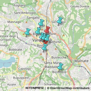 Mappa Via Nino Bixio, 21100 Varese VA, Italia (1.18545)