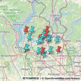 Mappa Via Fratelli Rosselli, 21100 Varese VA, Italia (10.01368)