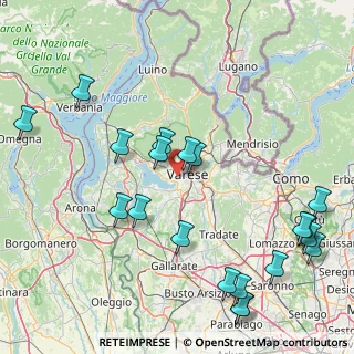Mappa Via Fratelli Rosselli, 21100 Varese VA, Italia (20.3575)