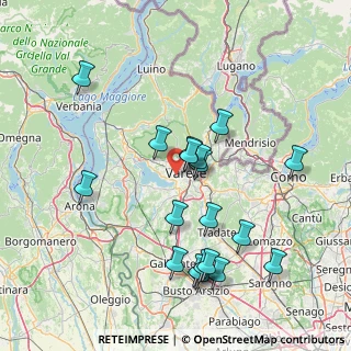 Mappa Via Fratelli Rosselli, 21100 Varese VA, Italia (15.65211)