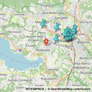 Mappa Via Fratelli Rosselli, 21100 Varese VA, Italia (1.97692)