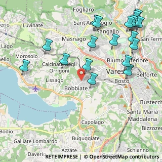 Mappa Via Fratelli Rosselli, 21100 Varese VA, Italia (2.66053)