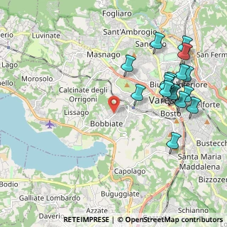 Mappa Via Fratelli Rosselli, 21100 Varese VA, Italia (2.31353)