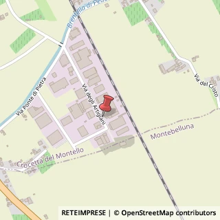 Mappa Via degli Artigiani, 17, 31035 Crocetta del Montello, Treviso (Veneto)