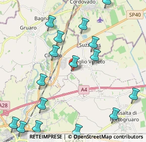 Mappa Via Portogruaro, 30025 Teglio Veneto VE, Italia (2.6225)