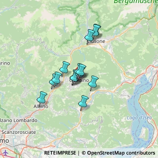 Mappa Via Cavalieri di Vittorio Veneto, 24024 Gandino BG, Italia (4.64733)
