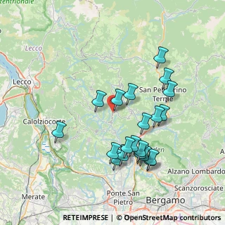 Mappa Piazza Roma, 24030 Berbenno BG, Italia (7.387)