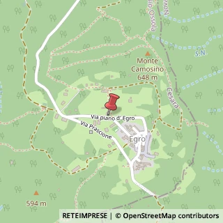 Mappa Via Piano D'Egro, 7, 28891 Cesara, Verbano-Cusio-Ossola (Piemonte)
