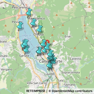 Mappa Via Novella, 23808 Vercurago LC, Italia (1.707)