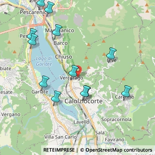 Mappa Via Novella, 23808 Vercurago LC, Italia (2.57077)