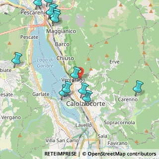 Mappa Via Novella, 23808 Vercurago LC, Italia (2.66231)