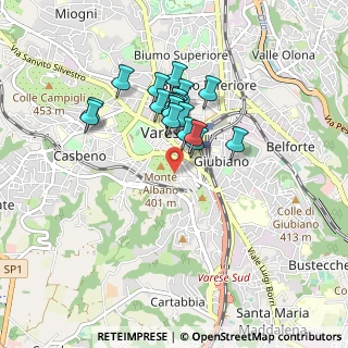 Mappa Via Aprica, 21100 Varese VA, Italia (0.6765)