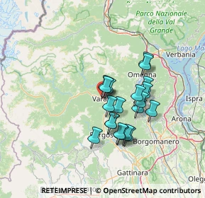 Mappa Piazza Garibaldi, 13019 Varallo VC, Italia (10.6235)