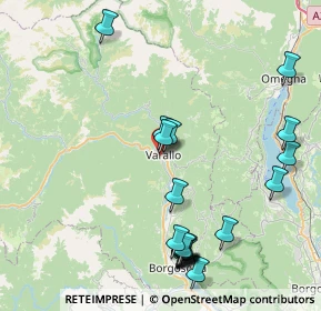 Mappa Piazza Garibaldi, 13019 Varallo VC, Italia (9.458)