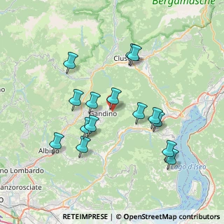 Mappa RW7C+78, 24024 Gandino BG, Italia (7.07933)