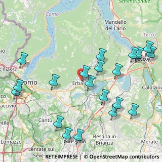 Mappa Via D'Azeglio Massimo, 22036 Erba CO, Italia (9.9435)