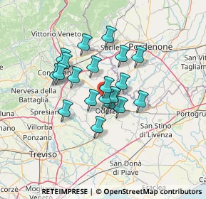 Mappa SP 15, 31043 Oderzo TV (9.867)