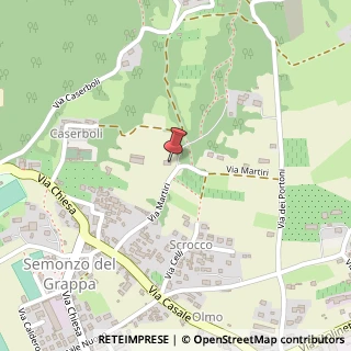 Mappa Via Martiri, 16, 31030 Borso del Grappa, Treviso (Veneto)