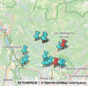 Mappa Via Papa Giovanni XXIII, 24030 Berbenno BG, Italia (6.73)